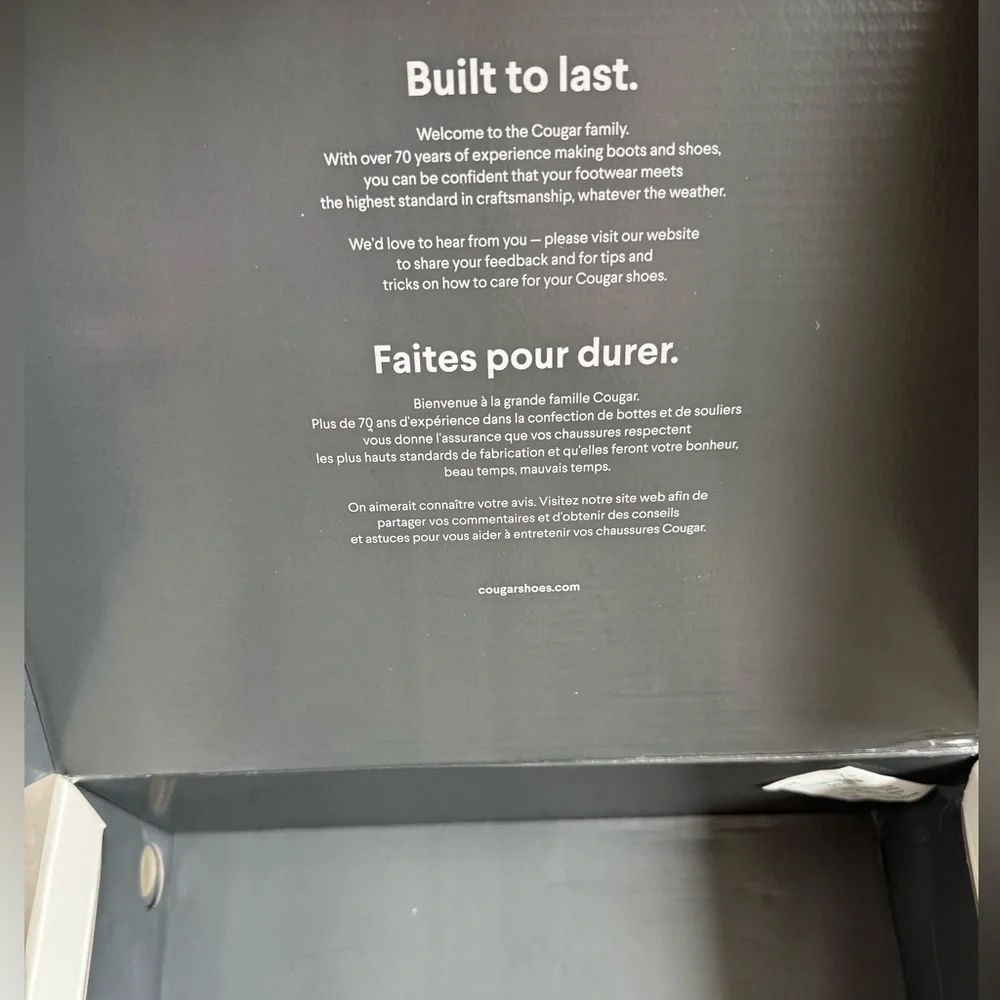 Cougar new box
